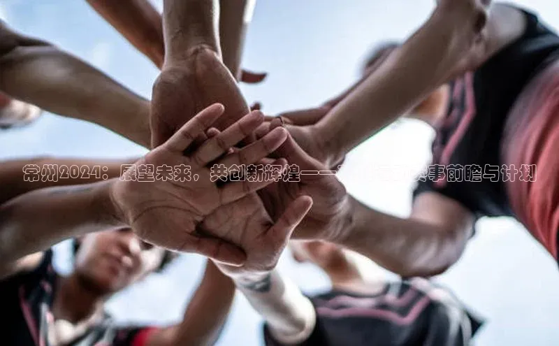 常州2024：展望未来，共创新辉煌——系列运动赛事前瞻与计划