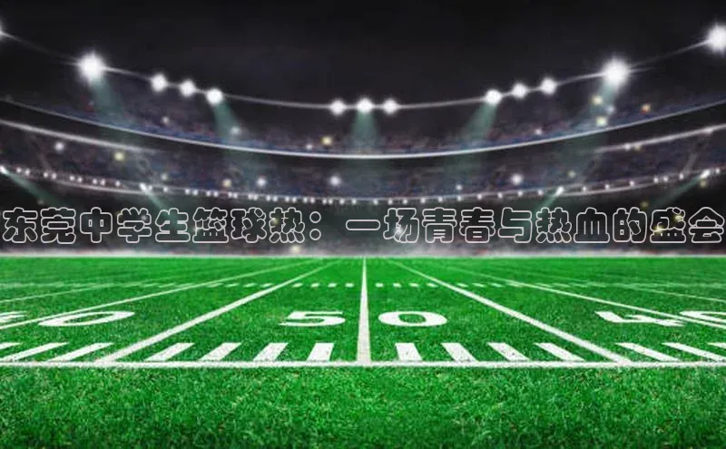 东莞中学生篮球热：一场青春与热血的盛会